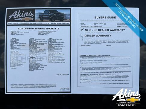 Used 2022 Chevrolet Silverado 2500 LTZ w/ LTZ Premium Package AWD/4WD image 12