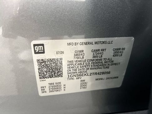 New 2026 Chevrolet Suburban RST w/ RST Capability Package AWD/4WD image 30