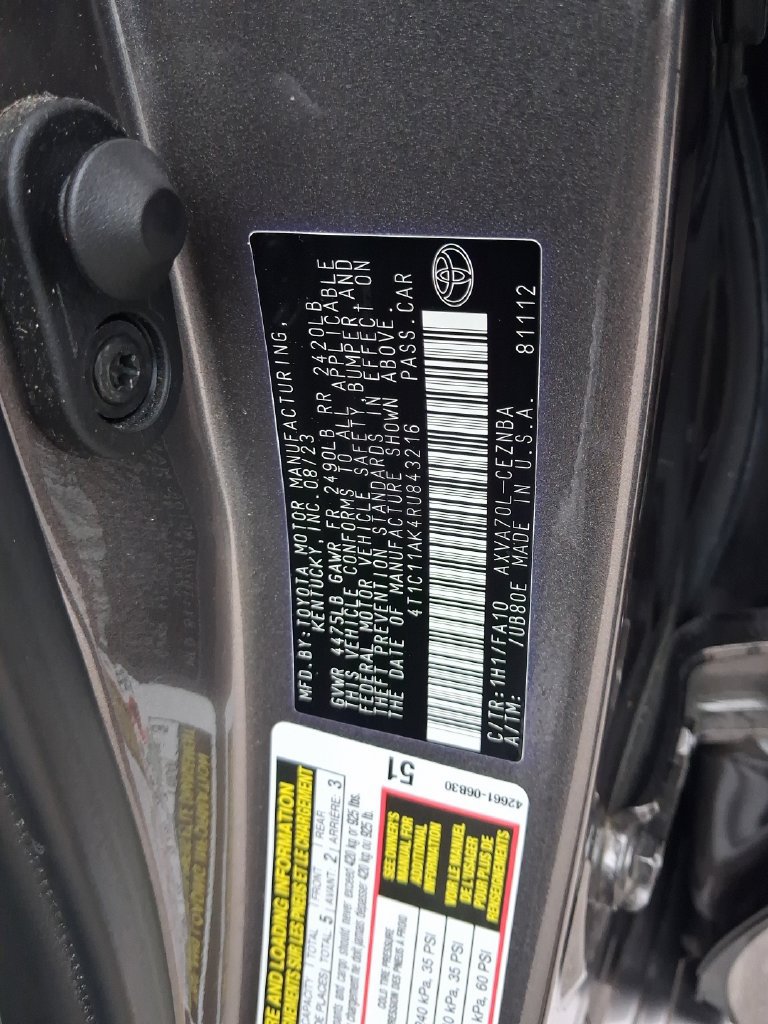 Used 2024 Toyota Camry LE FWD image 26