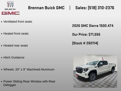 New 2026 GMC Sierra 1500 AT4 w/ AT4 Premium Package AWD/4WD image 30
