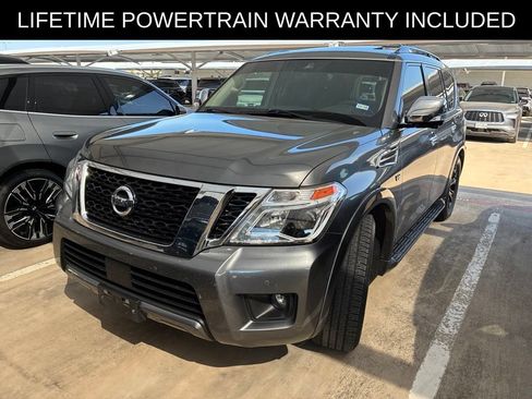 Used 2020 Nissan Armada Platinum w/ Captain's Chairs Package RWD image 3