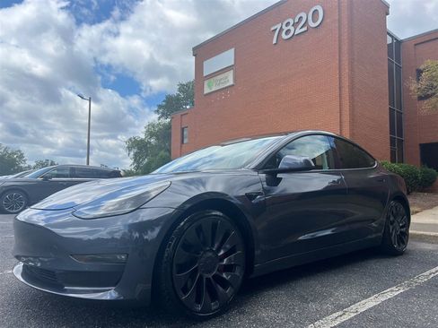 Used 2021 Tesla Model 3 Performance AWD/4WD image 1