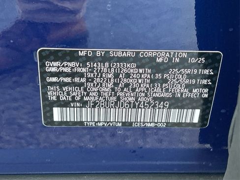 New 2026 Subaru Outback Touring XT image 17