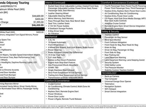 Used 2023 Honda Odyssey Touring image 15