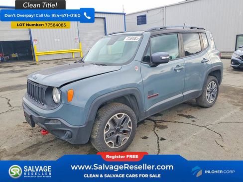 Used 2015 Jeep Renegade Trailhawk AWD/4WD image 1