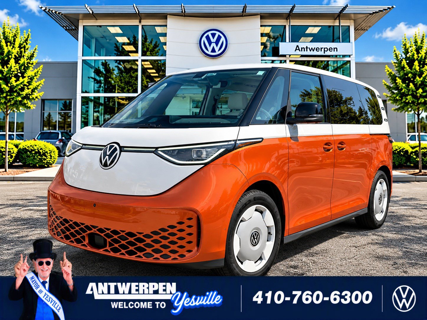 Used 2025 Volkswagen ID. Buzz 1st Edition AWD/4WD image 1