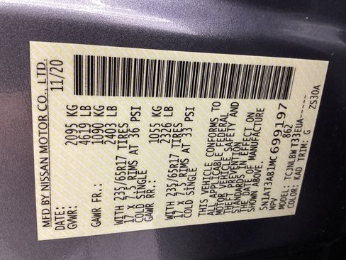 Used 2021 Nissan Rogue S AWD/4WD image 46