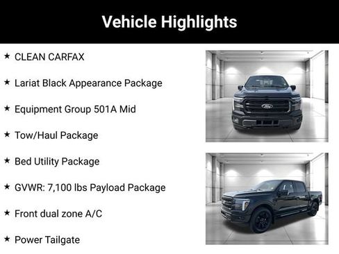 Used 2025 Ford F150 Lariat w/ Bed Utility Package AWD/4WD image 2