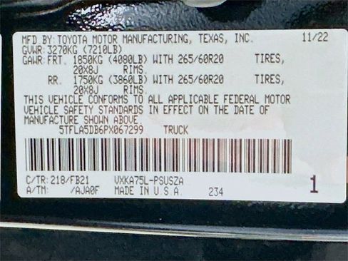 Used 2023 Toyota Tundra SR5 w/ TRD Sport Package image 30