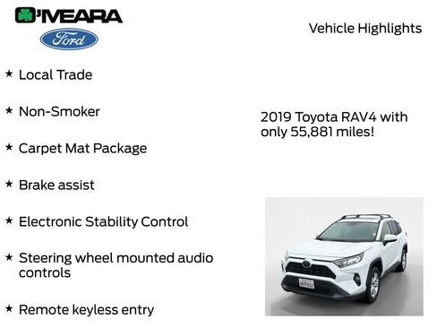 Used 2019 Toyota RAV4 XLE w/ Carpet Mat Package FWD image 7