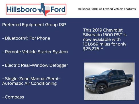 Used 2019 Chevrolet Silverado 1500 RST w/ All-Star Edition RWD image 9