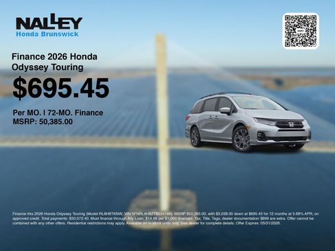 New 2026 Honda Odyssey Touring image 7