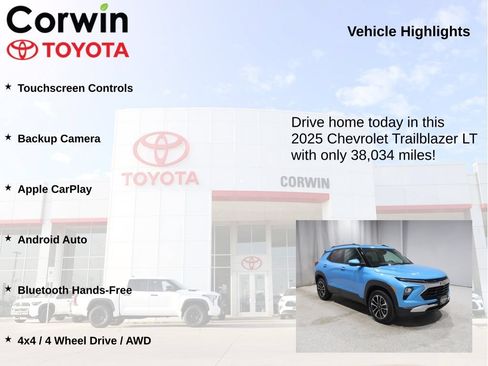 Used 2025 Chevrolet TrailBlazer LT AWD/4WD image 6