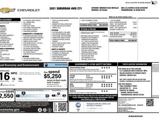 Used 2021 Chevrolet Suburban Z71 w/ Rear Media and Nav Package video 3