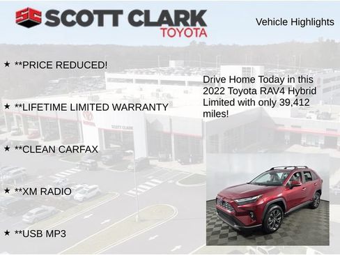 Used 2022 Toyota RAV4 Limited AWD/4WD image 13