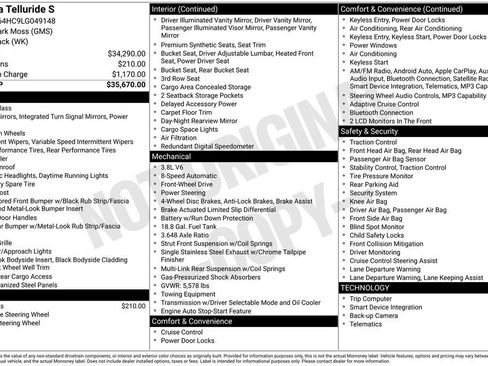Used 2020 Kia Telluride S image 3