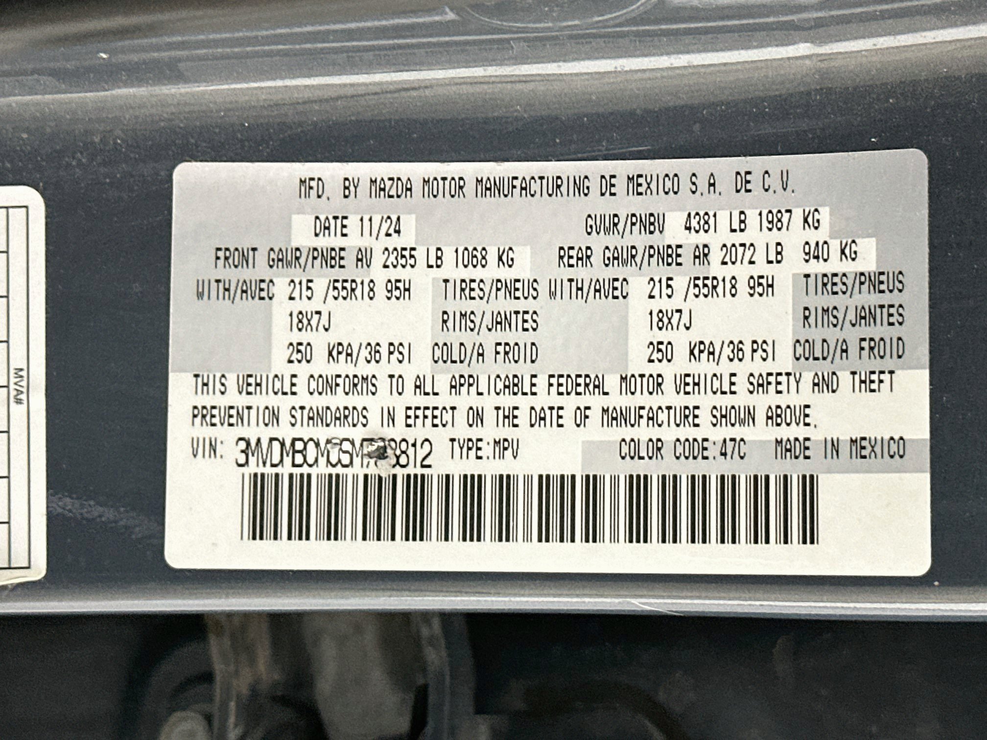 Used 2025 MAZDA CX-30 AWD 2.5 S w/ Preferred Package image 12