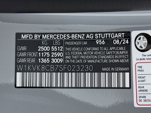 New 2025 Mercedes-Benz SL 63 AMG S e Performance 4MATIC image 25