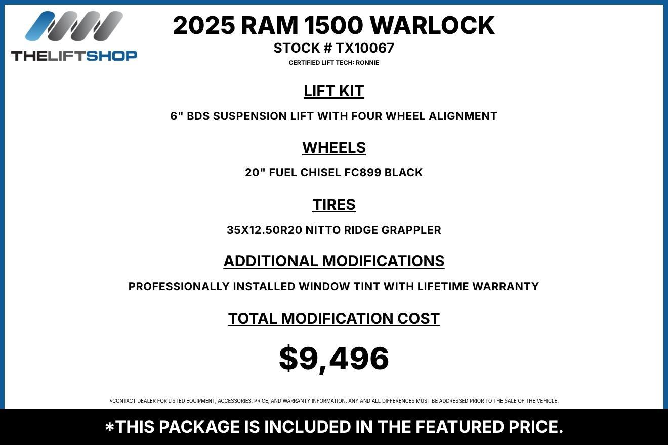 Used 2025 RAM 1500 Warlock AWD/4WD image 2