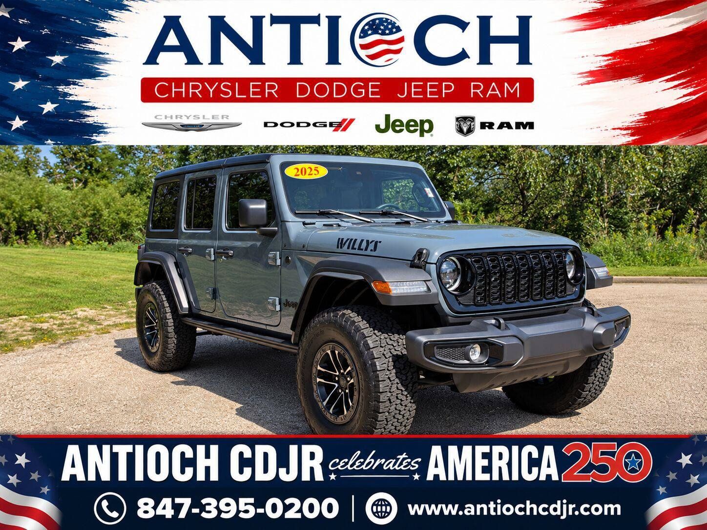 Used 2025 Jeep Wrangler Unlimited Sport AWD/4WD image 1