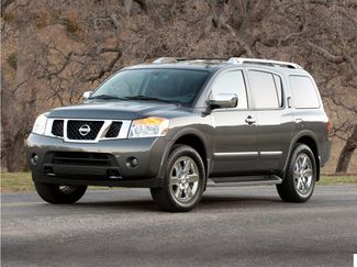 Used 2015 Nissan Armada Platinum w/ 2nd Row Captain Seat Package AWD/4WD video 1