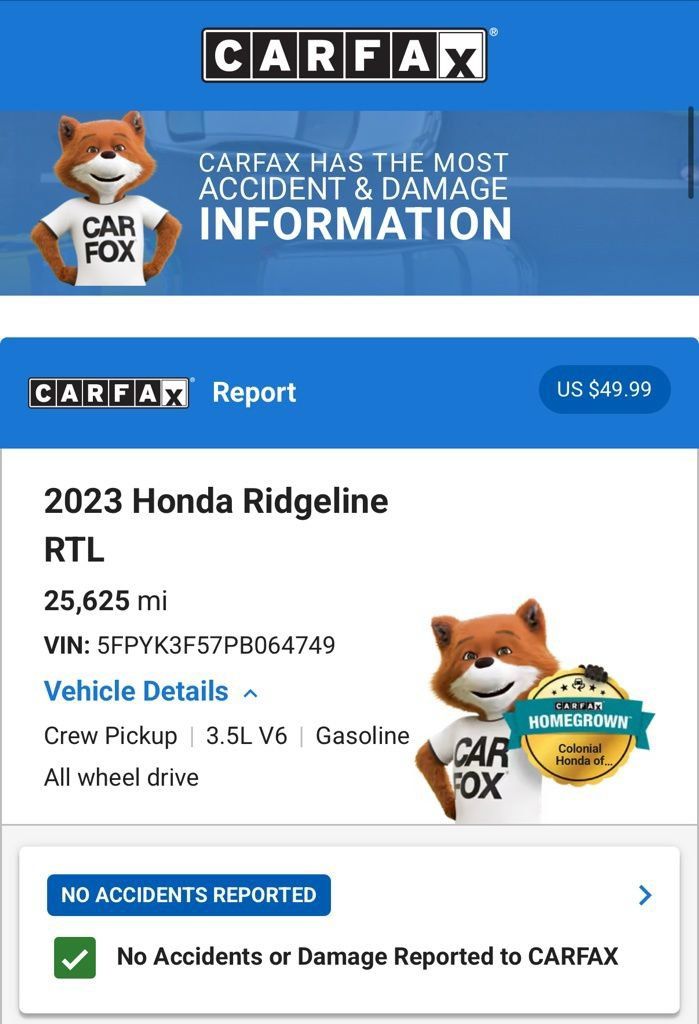 Used 2023 Honda Ridgeline RTL image 8