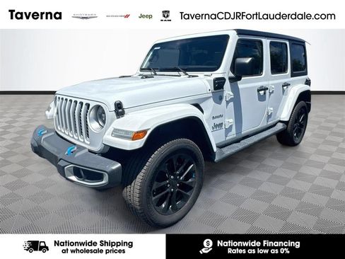 Certified 2023 Jeep Wrangler Unlimited Sahara w/ Cold Weather Group AWD/4WD image 1