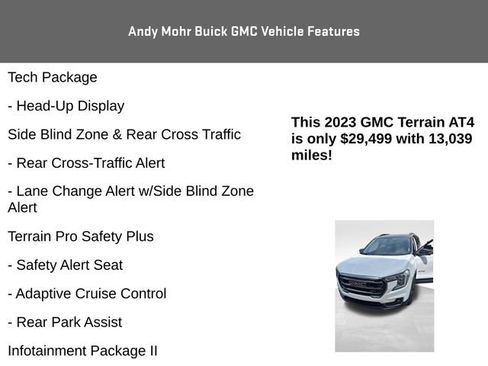 Used 2023 GMC Terrain AT4 w/ Infotainment Package II image 8