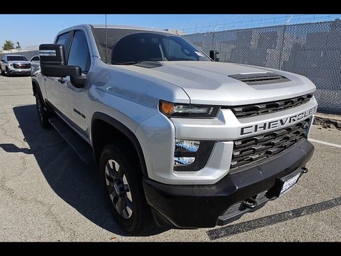 Used 2023 Chevrolet Silverado 2500 Custom w/ LPO, Dark Essentials Package RWD image 4