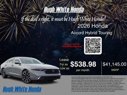 New 2026 Honda Accord Touring
