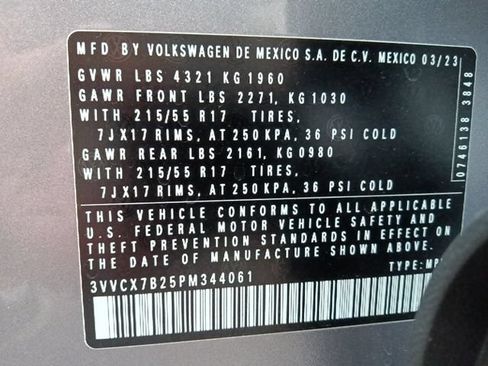 Used 2023 Volkswagen Taos S FWD image 36