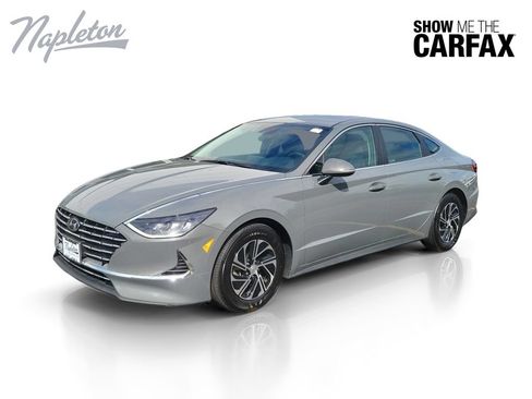 Used 2023 Hyundai Sonata Blue FWD image 1