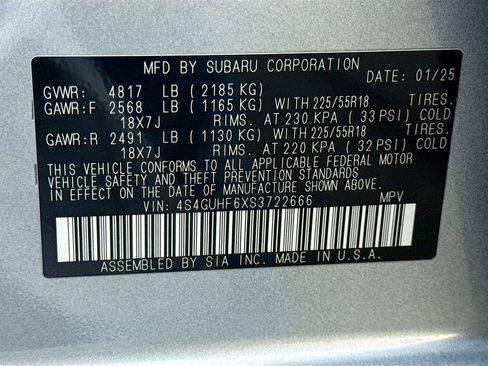 Certified 2025 Subaru Crosstrek 2.5i Sport w/ Popular Package #4A image 43