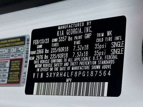 Used 2023 Kia Sorento EX w/ Panoramic Sunroof Package FWD image 33