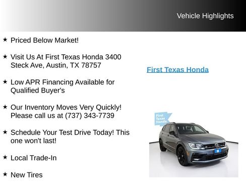 Used 2021 Volkswagen Tiguan SE FWD image 9