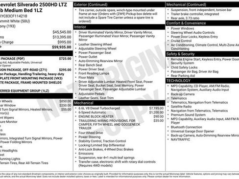 Used 2012 Chevrolet Silverado 2500 LTZ w/ LTZ Plus Package image 45