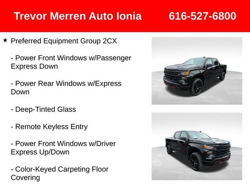 Used 2024 Chevrolet Silverado 1500 Custom Trail Boss w/ LPO, Dark Essentials Package AWD/4WD image 20