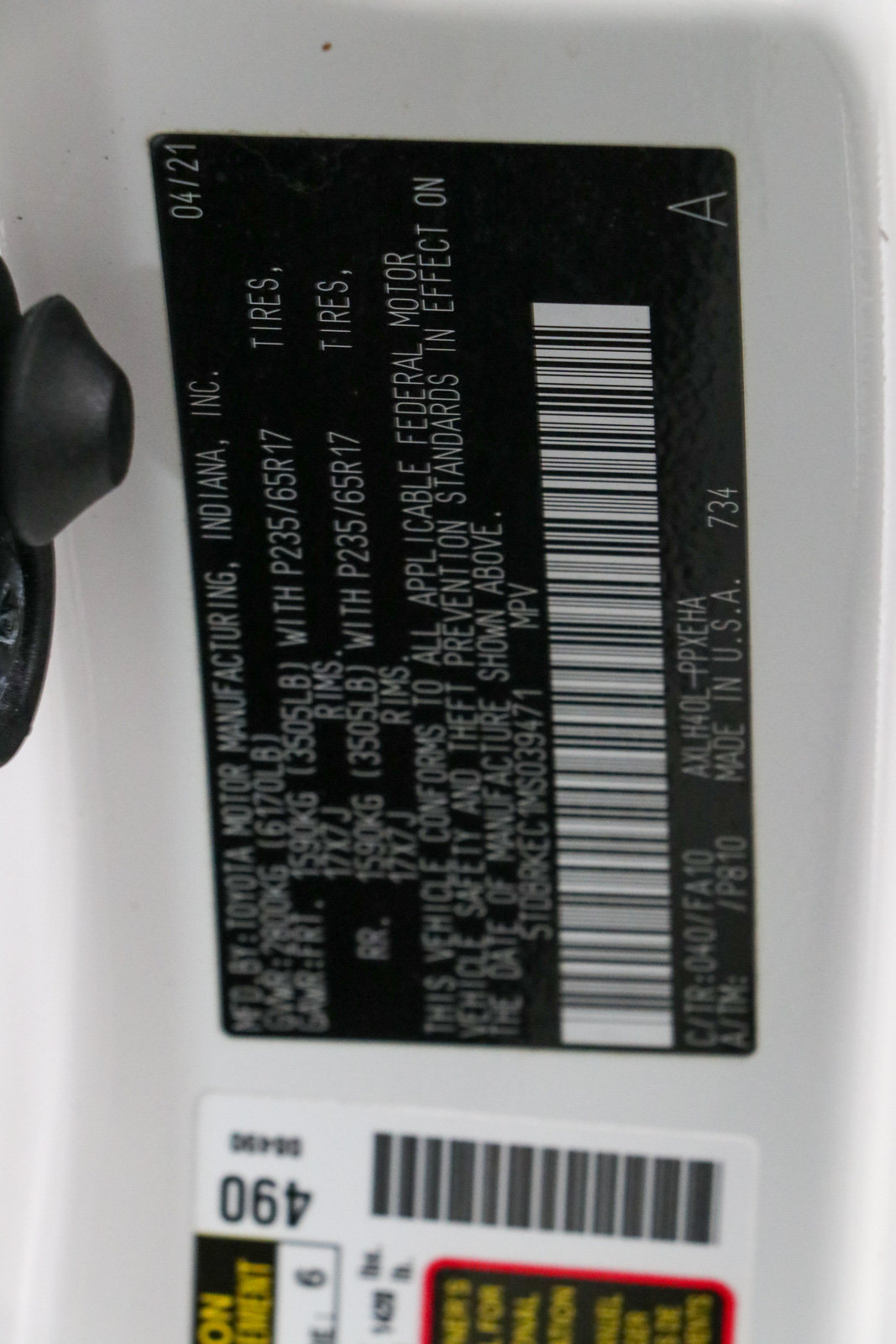 Used 2021 Toyota Sienna LE w/ LE Plus Package FWD image 34