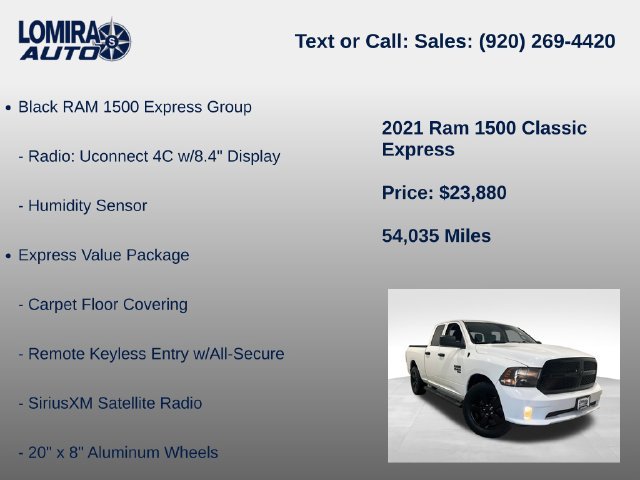 Used 2021 RAM 1500 Express w/ Wheel & Sound Group AWD/4WD image 27