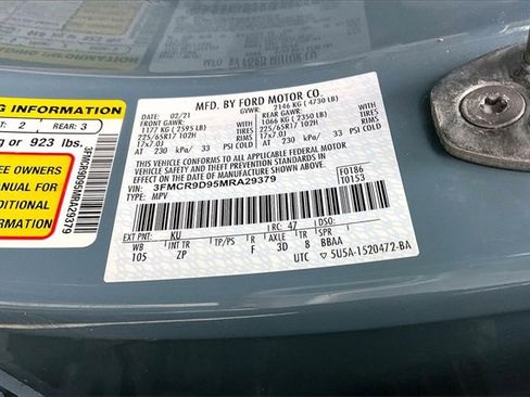 Used 2021 Ford Bronco Sport Badlands w/ Badlands Package image 33