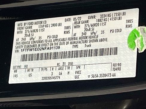 Used 2022 Ford F150 XLT w/ Equipment Group 302A High image 33