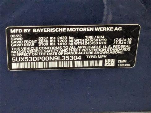 Used 2022 BMW X3 xDrive30i w/ Premium Package 2 image 27