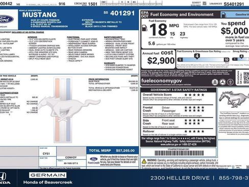 Used 2025 Ford Mustang GT Premium RWD image 31