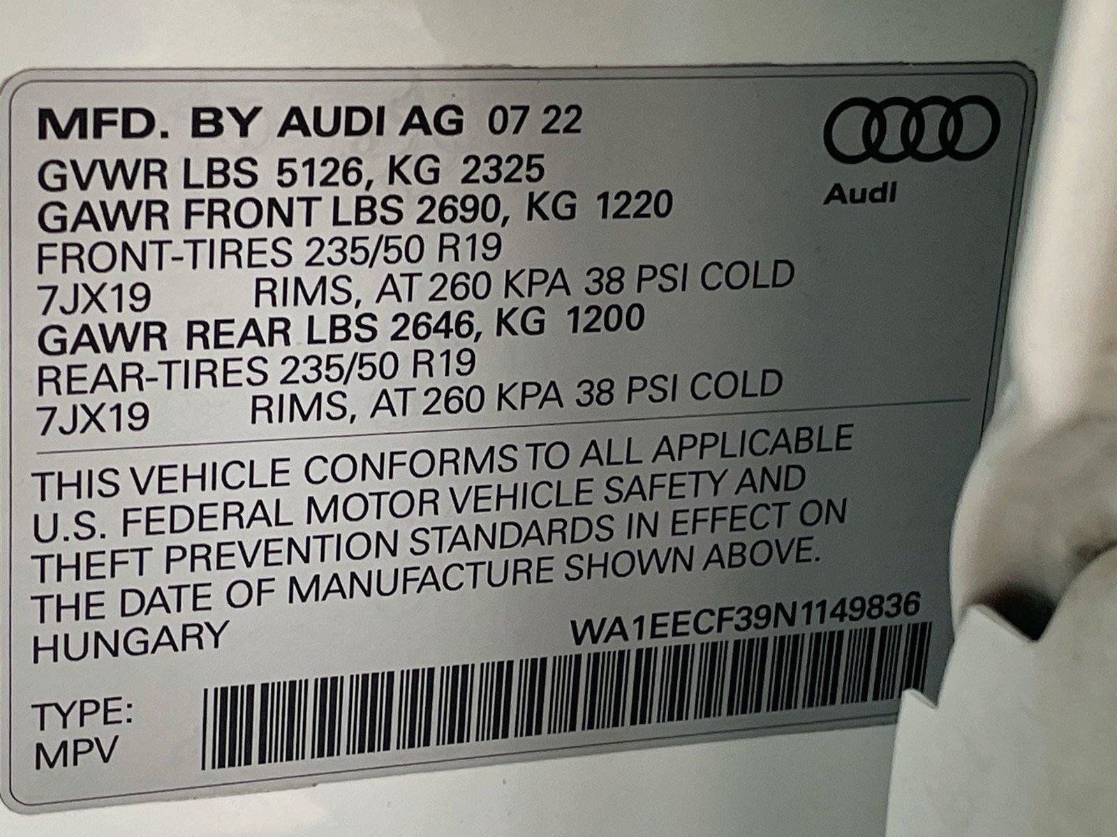 Used 2022 Audi Q3 2.0T Premium Plus AWD/4WD image 34