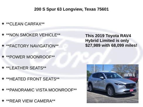 Used 2019 Toyota RAV4 Limited w/ Limited Grade Weather Package image 5