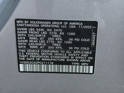 Used 2023 Volkswagen Atlas Cross Sport SE FWD image 41