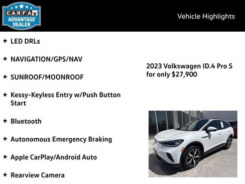 Certified 2023 Volkswagen ID.4 Pro S AWD/4WD image 4