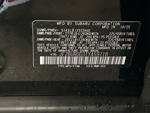 New 2026 Subaru Outback Limited XT image 17