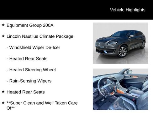 Used 2019 Lincoln Nautilus Select FWD image 6