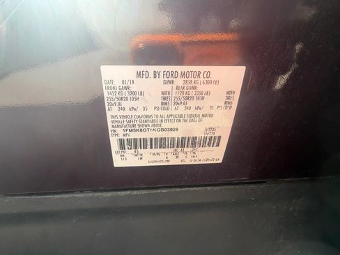 Used 2019 Ford Explorer Sport AWD/4WD image 37